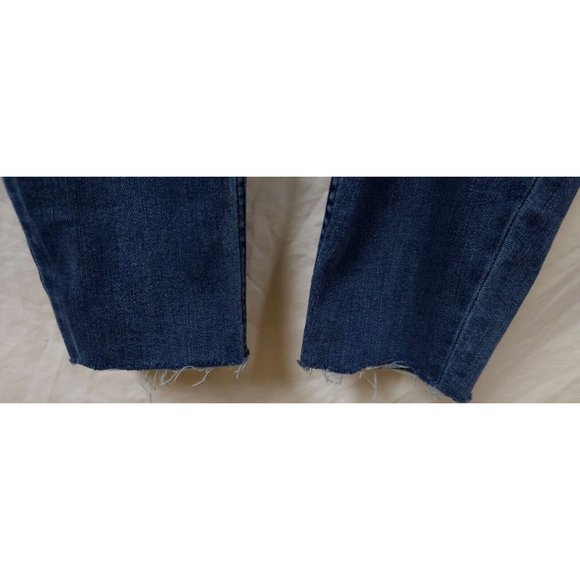 Silver Jeans Co Womens 30X26 High Note Skinny Exposed Button Fly Raw Hem Jeans - Picture 13 of 14